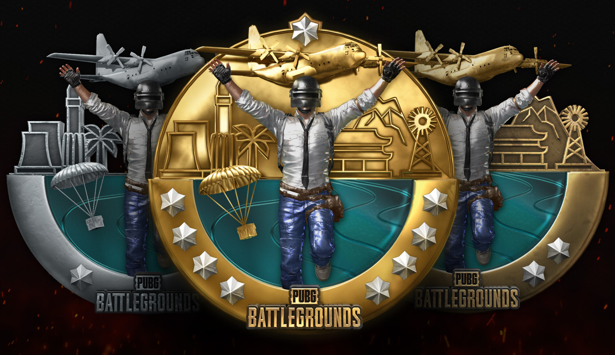 PUBG Battlegrounds Medals