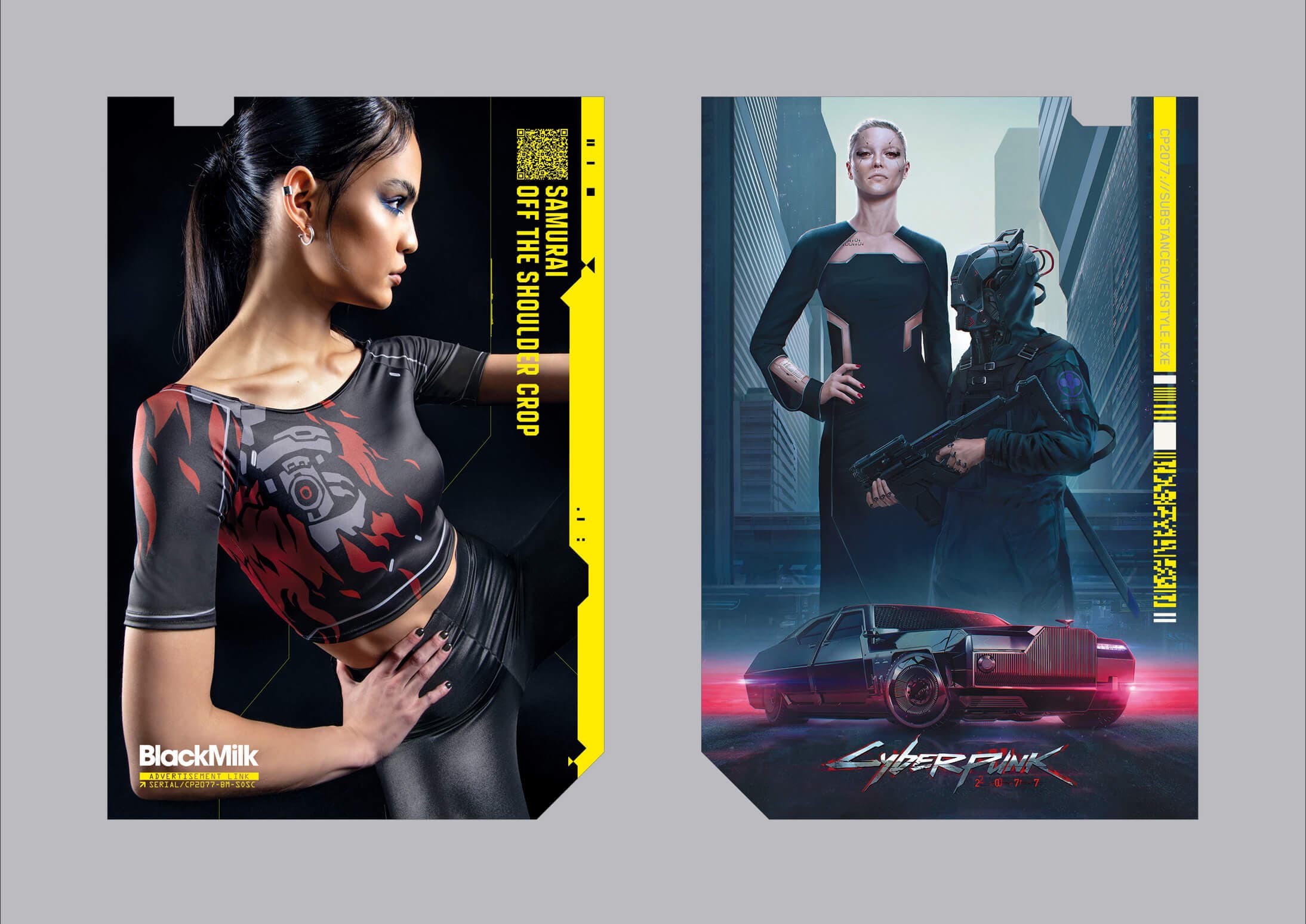 Cyberpunk advertisement