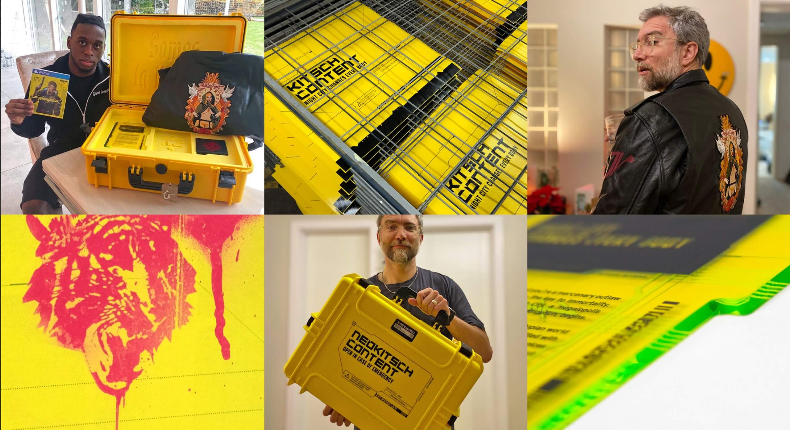 Cyberpunk Streamer Kit Grid Images